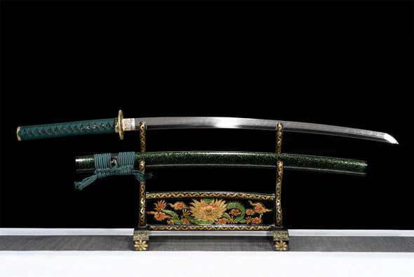 Katana-Cheval-de-Guerre-Acier-T10-Hamon-Veritable