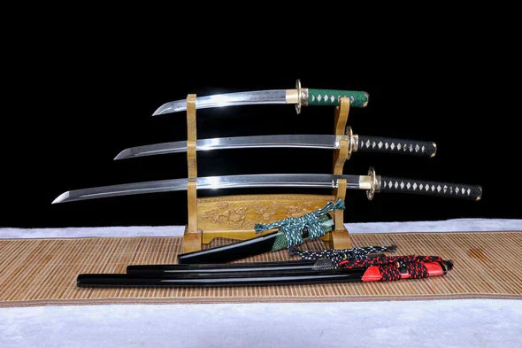 Katana-Tanto-Wakizashi-Tonbo-Acier-Damas