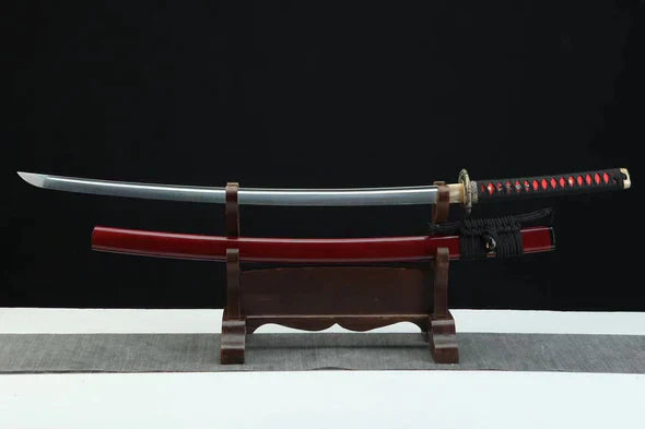 Sabre-Feu-des-Enfers-Acier-T10-Hamon-Veritable