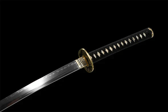 Sabre-Pilule-de-Sang-Acier-T10-Hamon-Veritable-Veritable-Peau-de-Raie