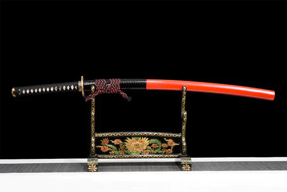 Saya-Pilule-de-Sang-Acier-T10-Hamon-Veritable-Veritable-Peau-de-Raie