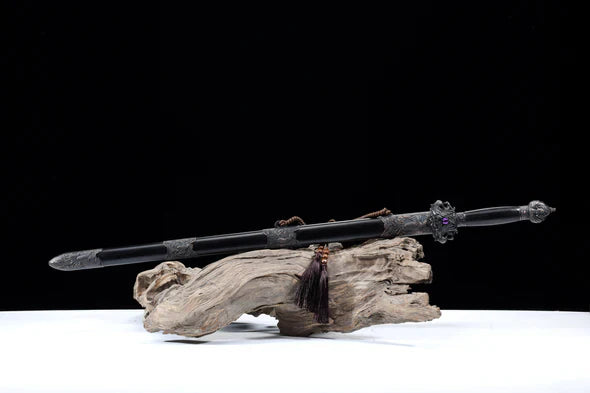 Saya-Sabre-Chinois-Phoenix-Acier-Damas