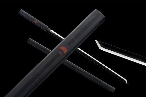 Saya-Sasuke-Uchiwa-Kusanagi-Acier-en-Carbone-1060