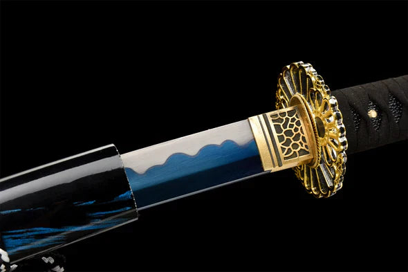 blue blade katana