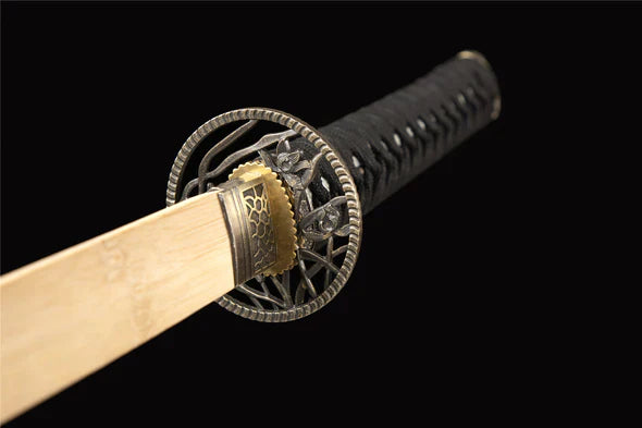 Tsuba-Katana-Shizen-Black-Bois