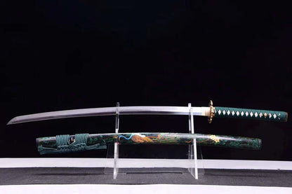 Katana-Pikokku-Acier-T10-Hamon-Veritable