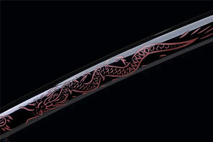 Saya-Katana-Roi-Dragon-Bois