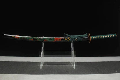 Saya-Katana-Ryujin-Acier-Damas